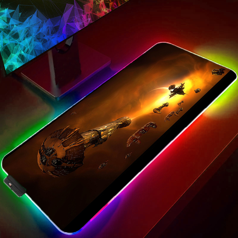 Gaming Accessories Online - RGB Mouse Pad Gamer Large gaming