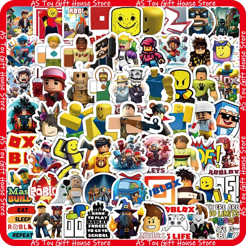 Gaming Accessories Roblox - 100Pcs Roblox Stickers Cartoon Game Waterproof