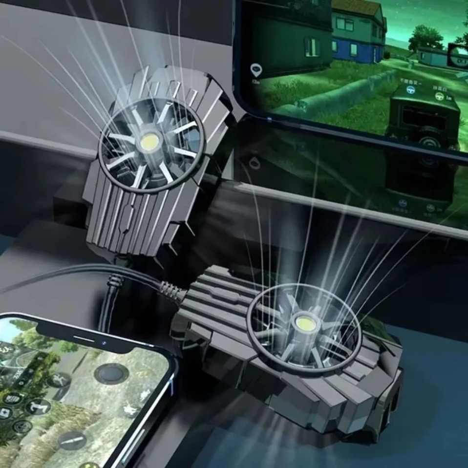Gaming Accessories For Mobile - Portable Back Clip Cooling Mini Air-cooled