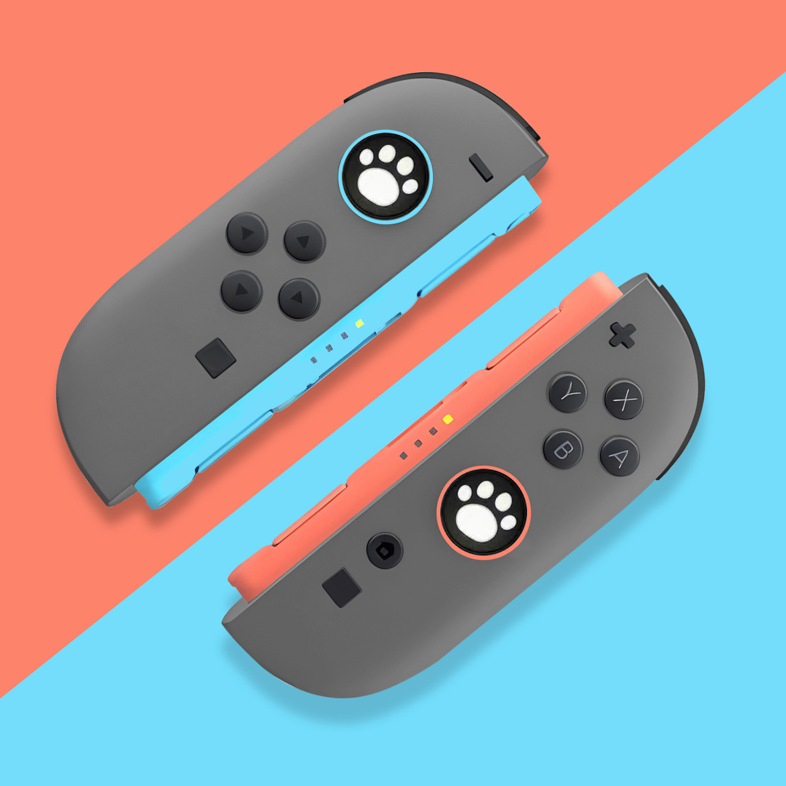 2pcs Cute Cat Silicone Grip Co - Gaming Accessories Nintendo Switch recension och pris
