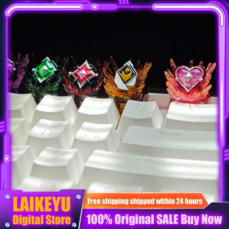 Valorant Theme Game Keycap Mec - Gaming Accessories For Valorant recension och pris
