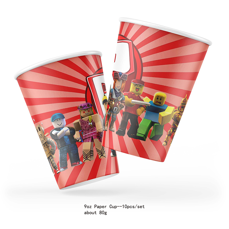 Robot Theme Birthday Party Pap - Gaming Accessories Roblox recension och pris