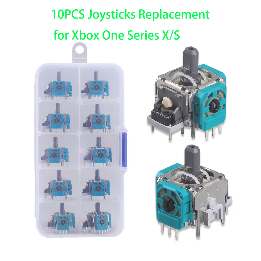 10pcs Replacement 3D Analog Jo - Gaming Accessories Xbox recension och pris