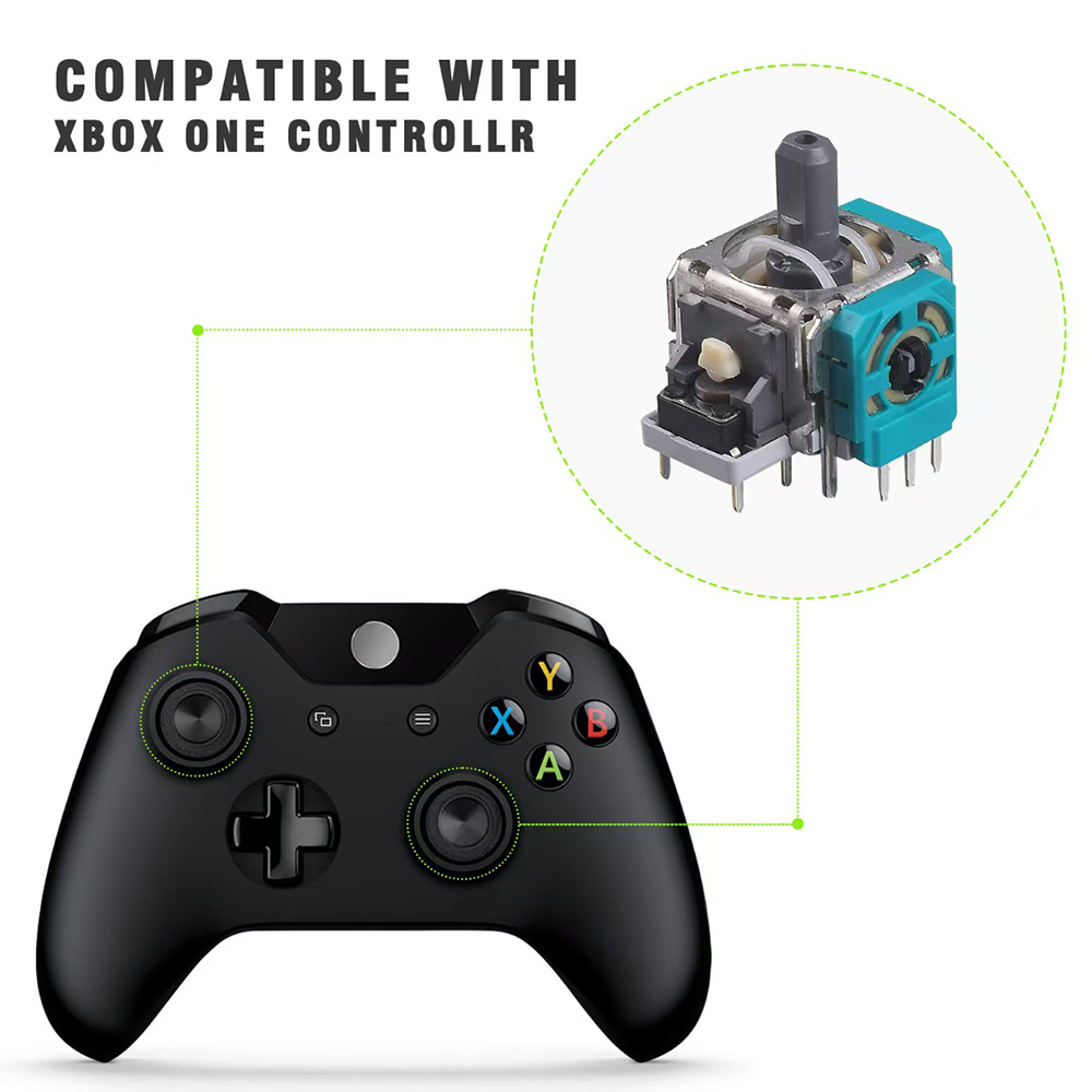 10pcs Replacement 3D Analog Jo - Gaming Accessories Xbox recension och pris
