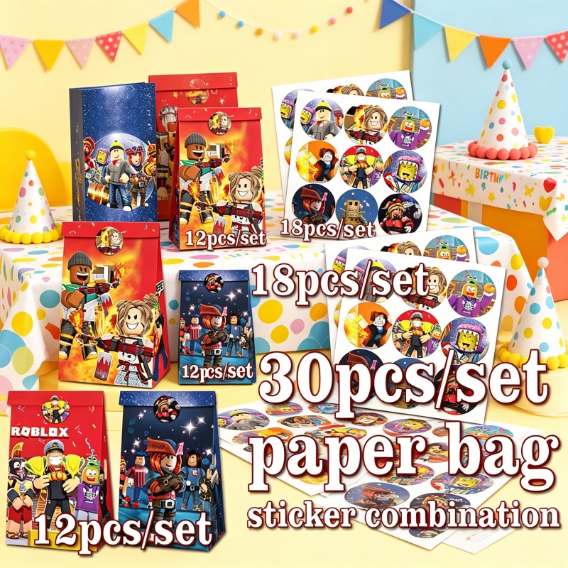 Robloxed Paper Bag Sticker Com - Gaming Accessories Roblox recension och pris