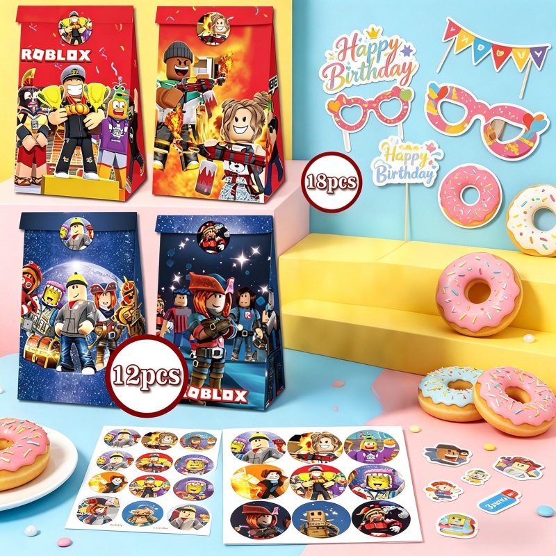 Robloxed Paper Bag Sticker Com - Gaming Accessories Roblox recension och pris