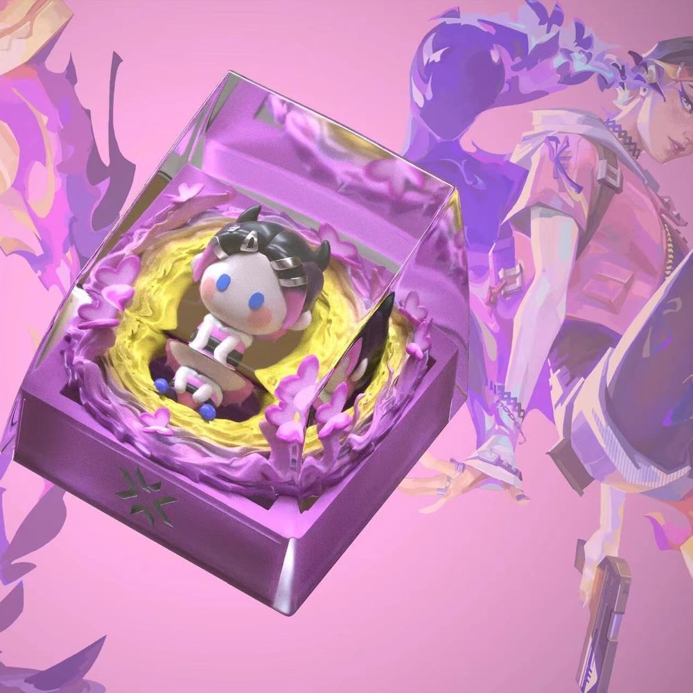 Custom Resin Artisan Keycap Va - Gaming Accessories For Valorant recension och pris
