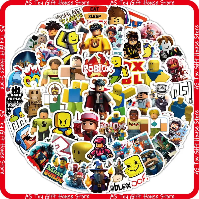 100Pcs Roblox Stickers Cartoon - Gaming Accessories Roblox recension och pris