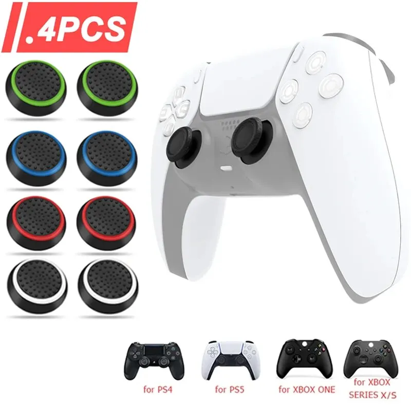 4PCS Silicone Analog ThumbStic - Gaming Accessories For Xbox Series X recension och pris