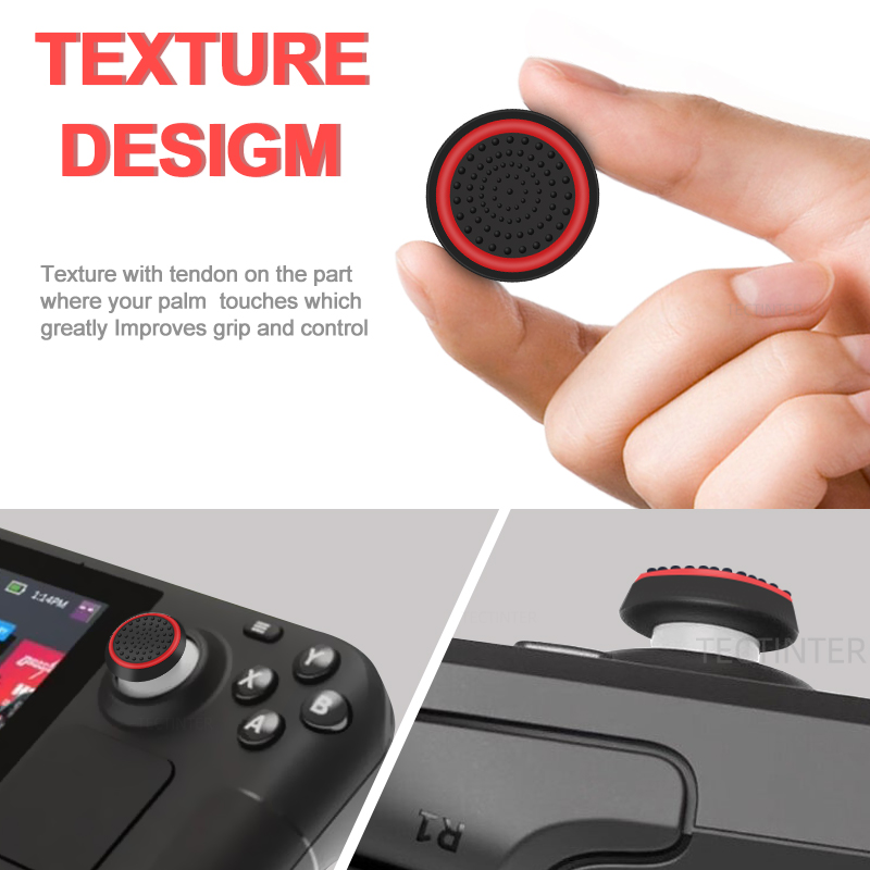 4PCS Silicone Analog ThumbStic - Gaming Accessories For Xbox Series X recension och pris