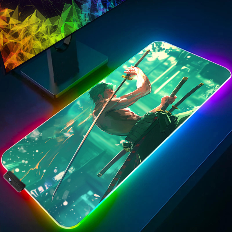 ONE PIECE Zoro Mouse Pad RGB G - Gaming Accessories Rgb recension och pris
