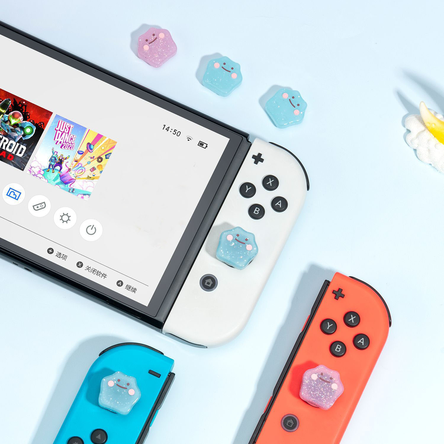 Silicone Rubber Thumb Stick Gr - Gaming Accessories Nintendo Switch recension och pris