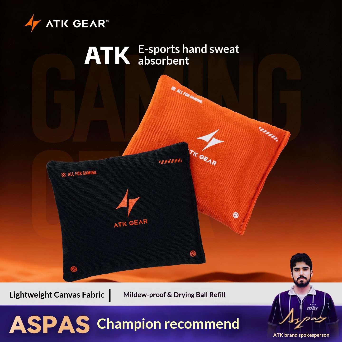 ATK Esports Palm Sweat Packs S - Gaming Accessories For Valorant recension och pris