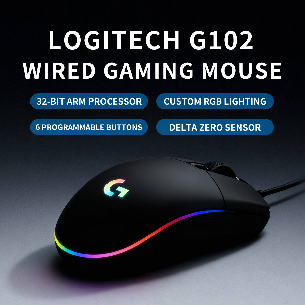 Logitech G102 Wired Gaming Mou - Gaming Accessories Online recension och pris
