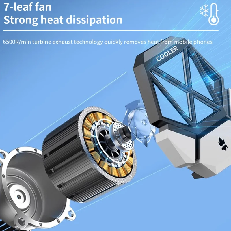 DY08 Mobile Phone Cooling Fan  - Gaming Accessories For Mobile recension och pris