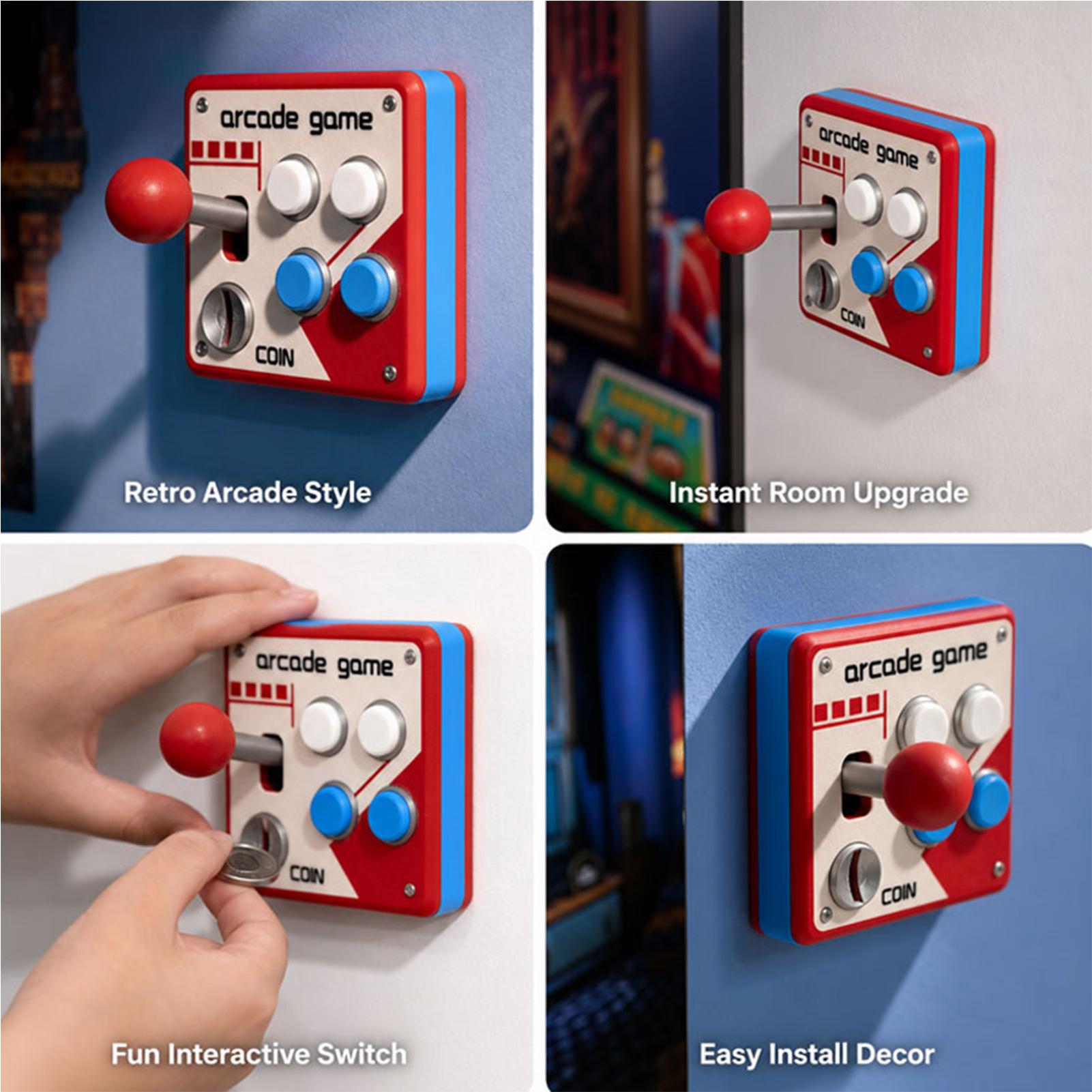 Creative Retro Arcade Game Lig - Gaming Accessories Decor recension och pris