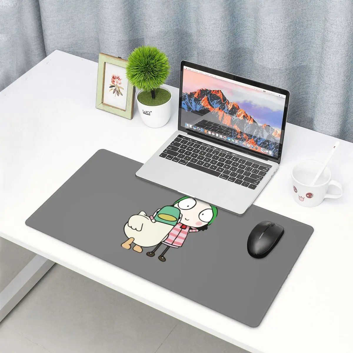 Large Mouse Pad Sarah And Duck - Gaming Accessories To Have recension och pris