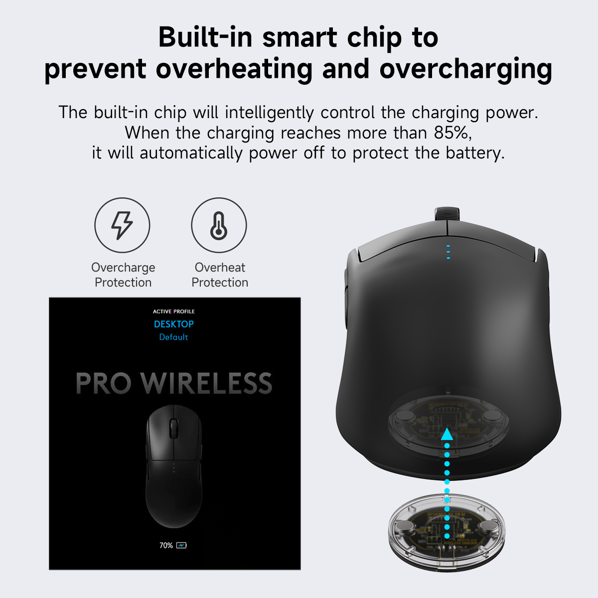 Qi Wireless Mouse Module for L - Logitech Mouse G502 recension och pris